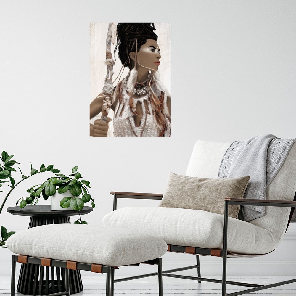 Affiche Beauté ethnique captivante