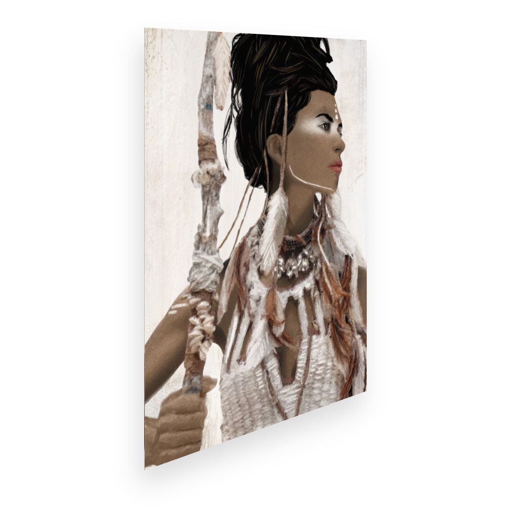 Affiche Beauté ethnique captivante