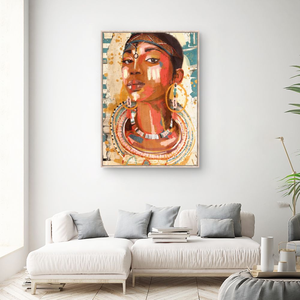 Tableau Portrait vibrant
