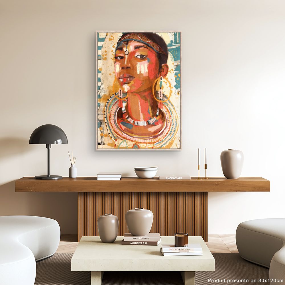 Tableau Portrait vibrant