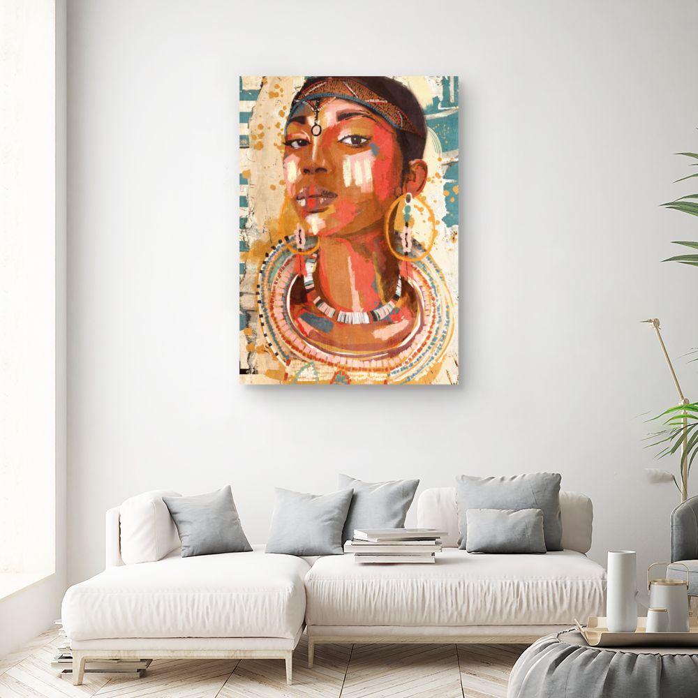Tableau Portrait vibrant