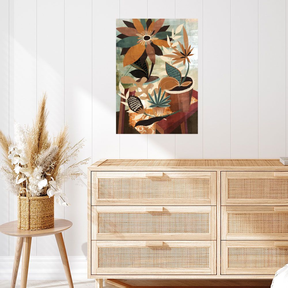 Affiche Fleurs artistiques