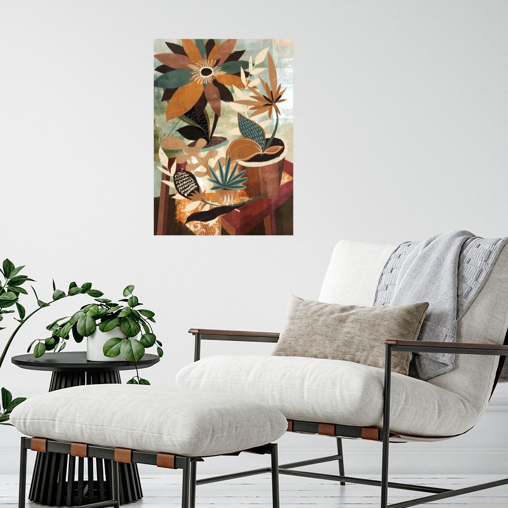 Affiche Fleurs artistiques