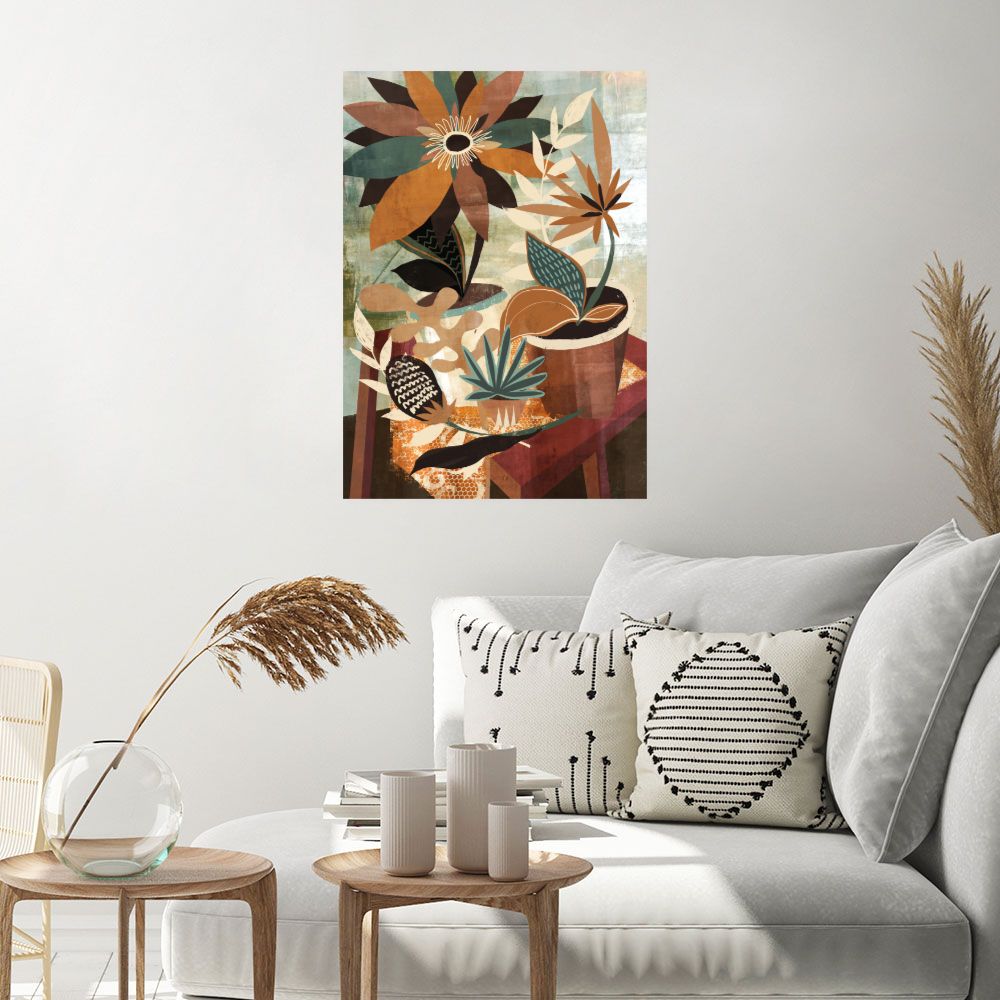 Affiche Fleurs artistiques