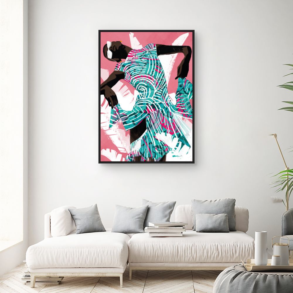 Tableau Danse stylisée dynamique