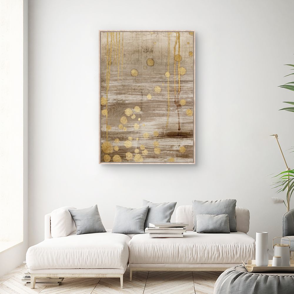 Tableau Éclats dorés artistiques