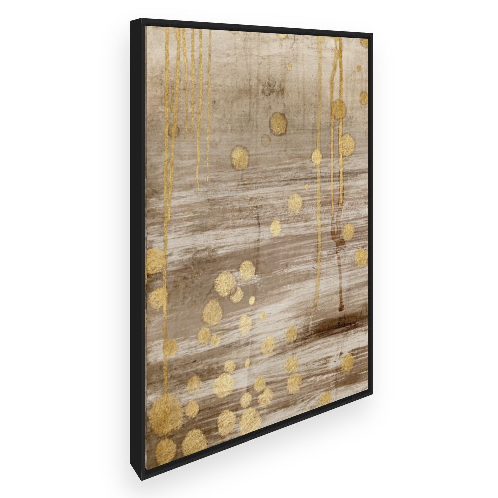 Toile Éclats dorés artistiques