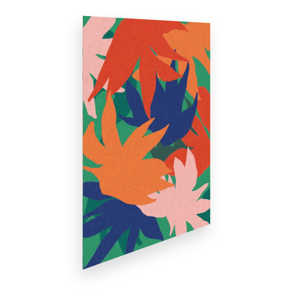 Affiche Feuilles éclatantes