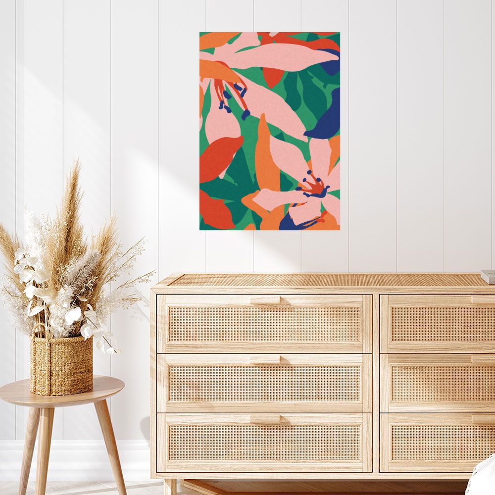 Affiche Fleurs éclatantes