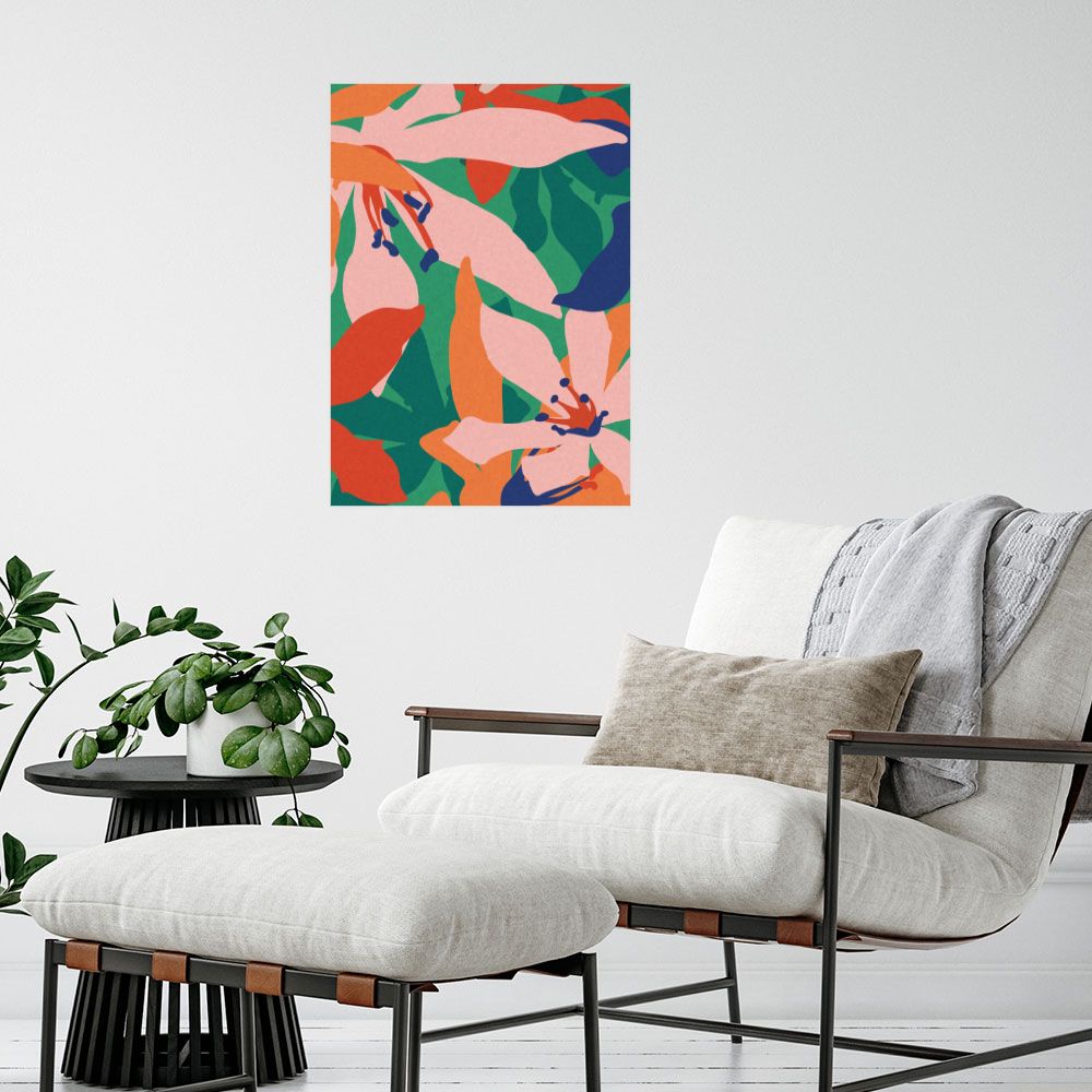 Affiche Fleurs éclatantes