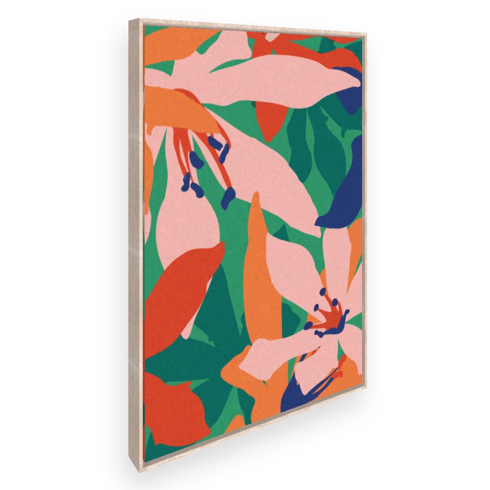 Toile Fleurs artistiques