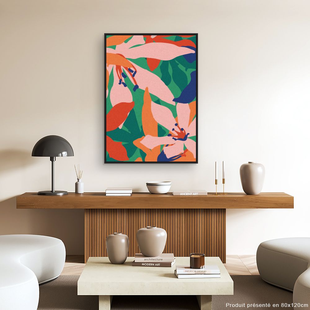 Tableau Fleurs artistiques