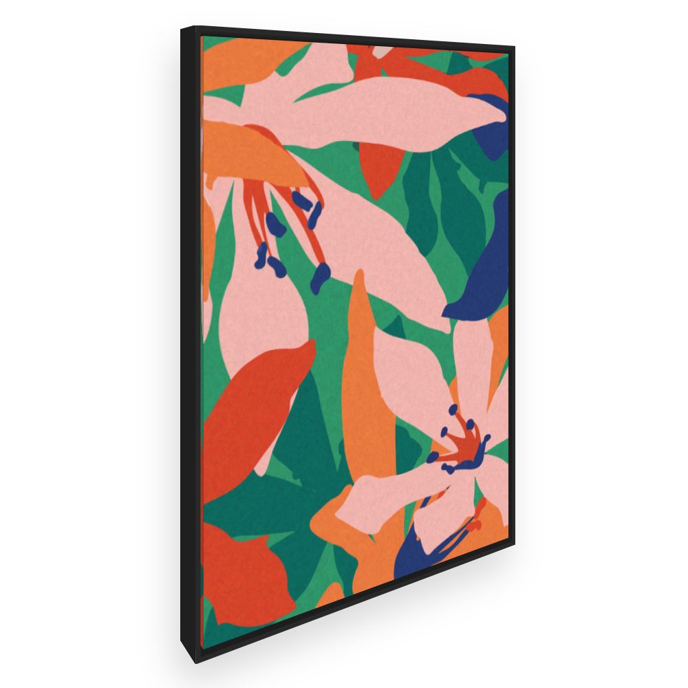 Toile Fleurs artistiques