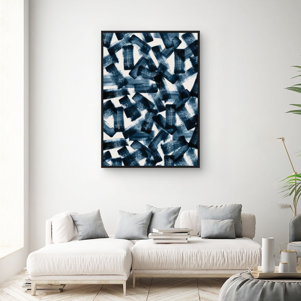 Tableau Traits abstraits dynamiques