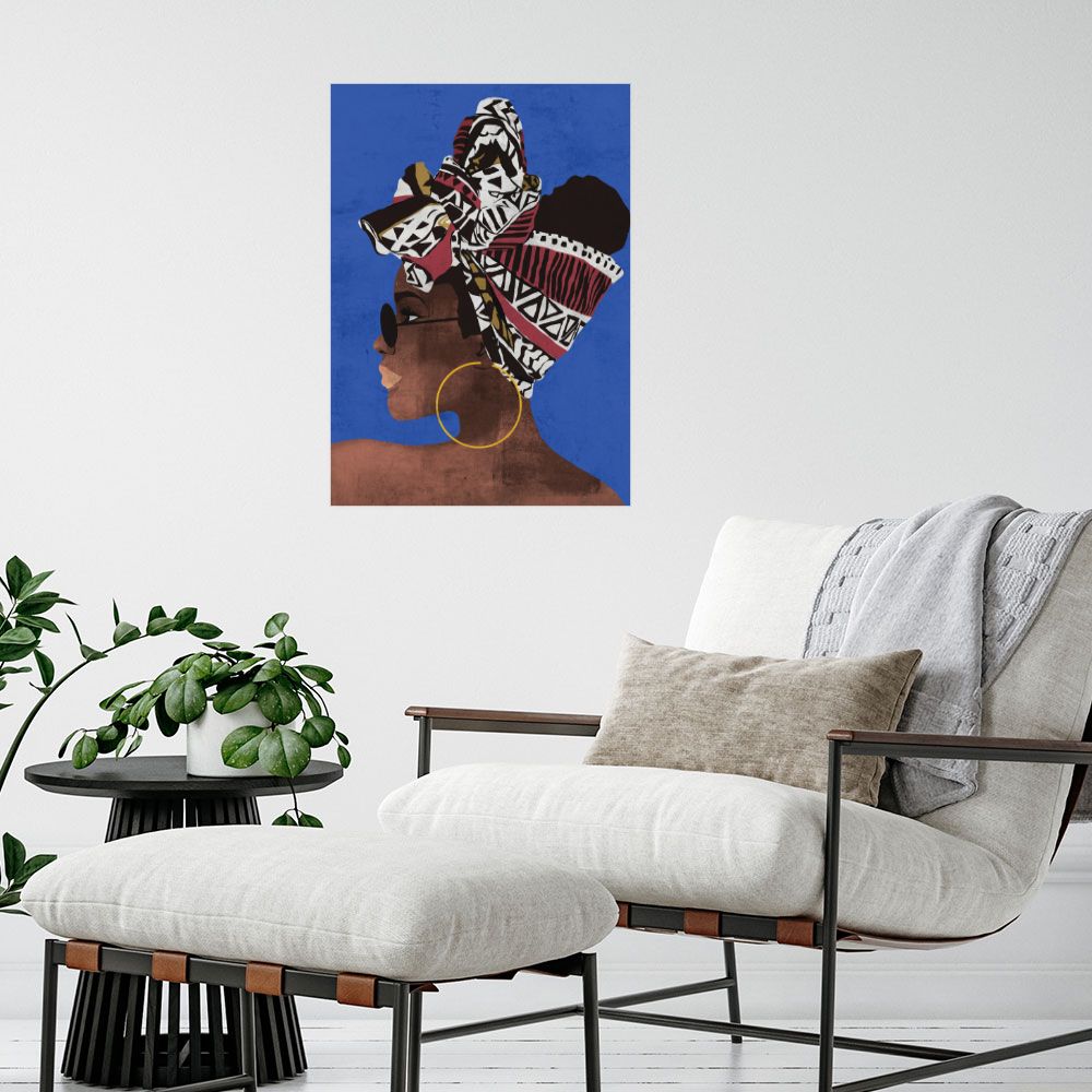 Affiche Portrait vibrant