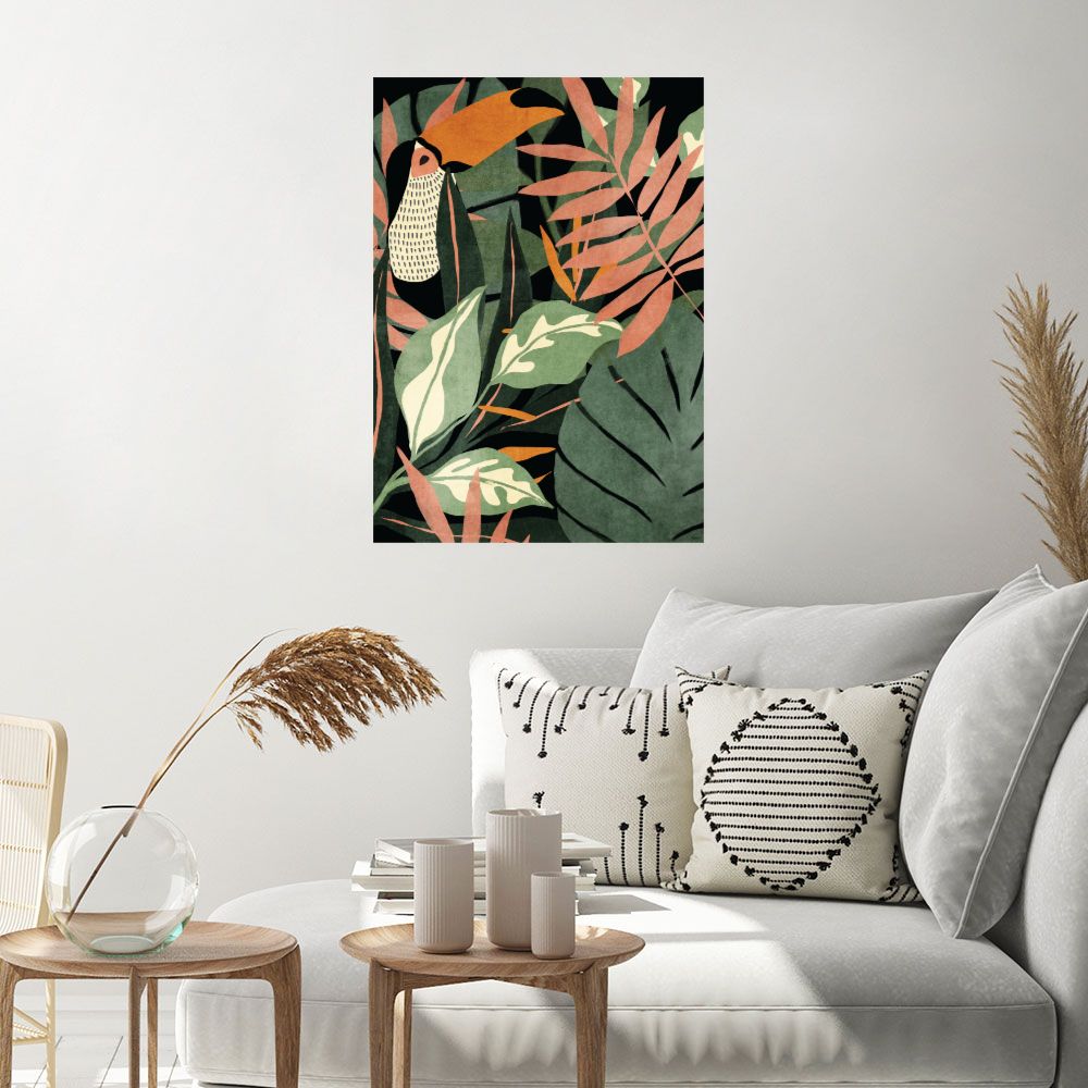 Affiche Jungle exotique