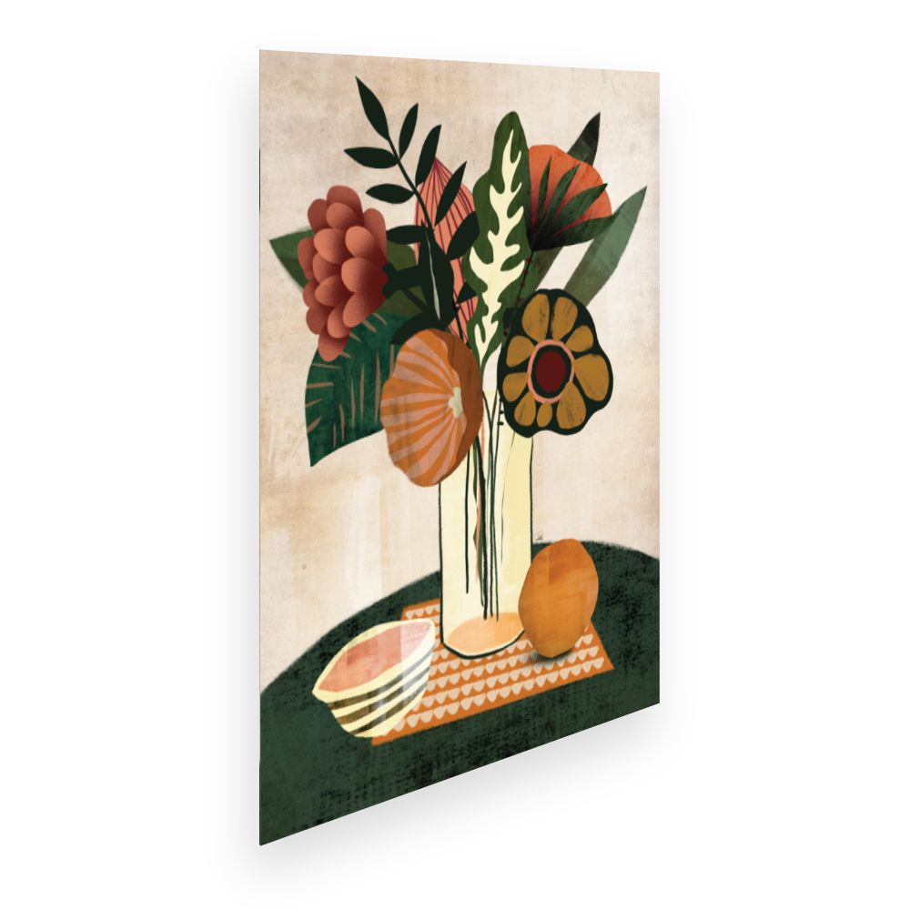 Affiche Fleurs abstraites