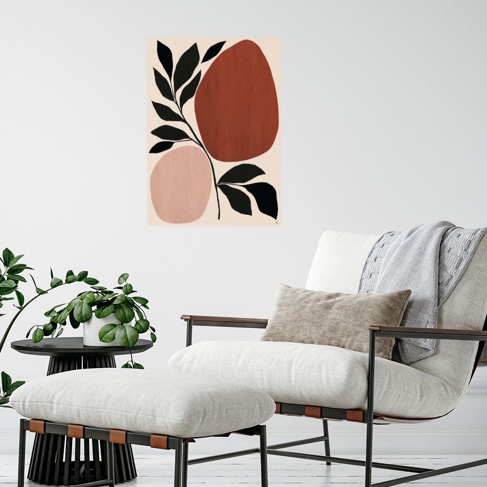 Affiche Formes organiques minimalistes