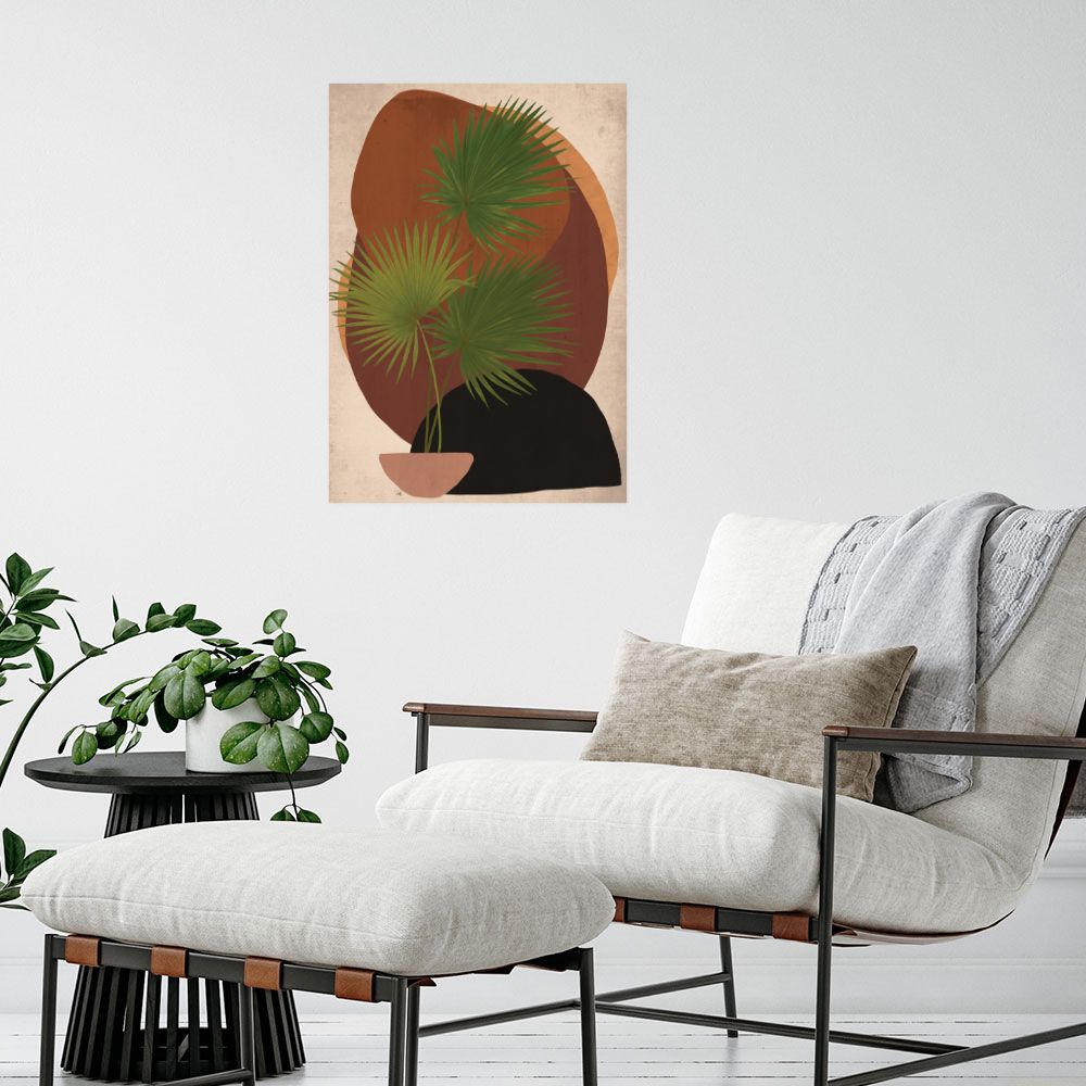 Affiche Feuilles exotiques modernes