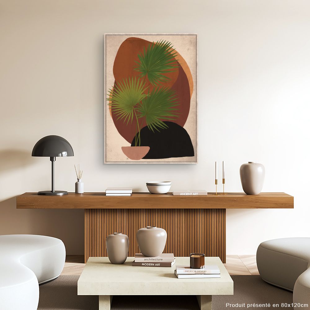 Tableau Feuilles exotiques artistiques