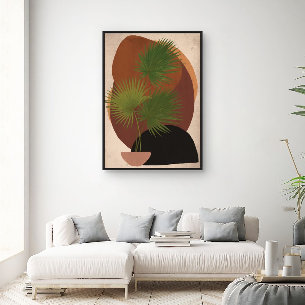 Tableau Feuilles exotiques artistiques