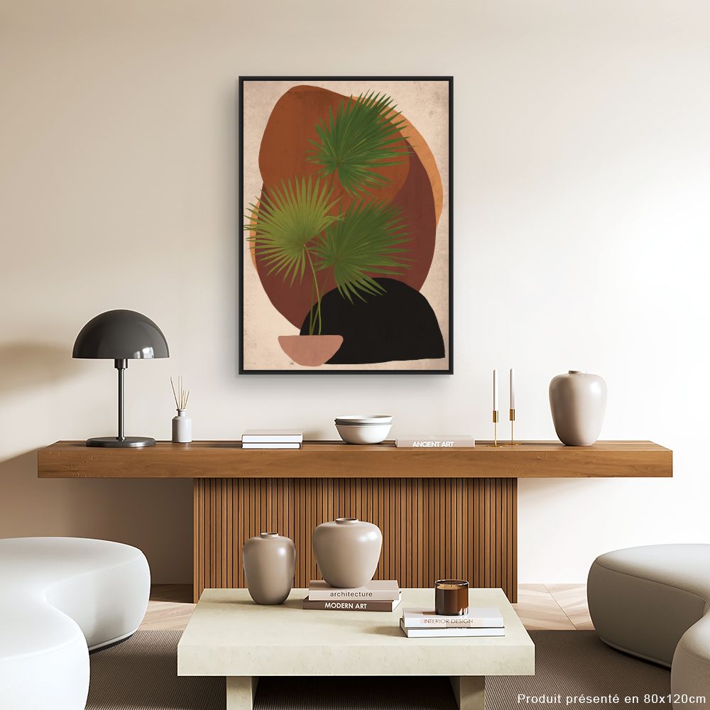 Tableau Feuilles exotiques artistiques