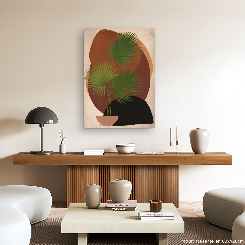 Tableau Feuilles exotiques artistiques