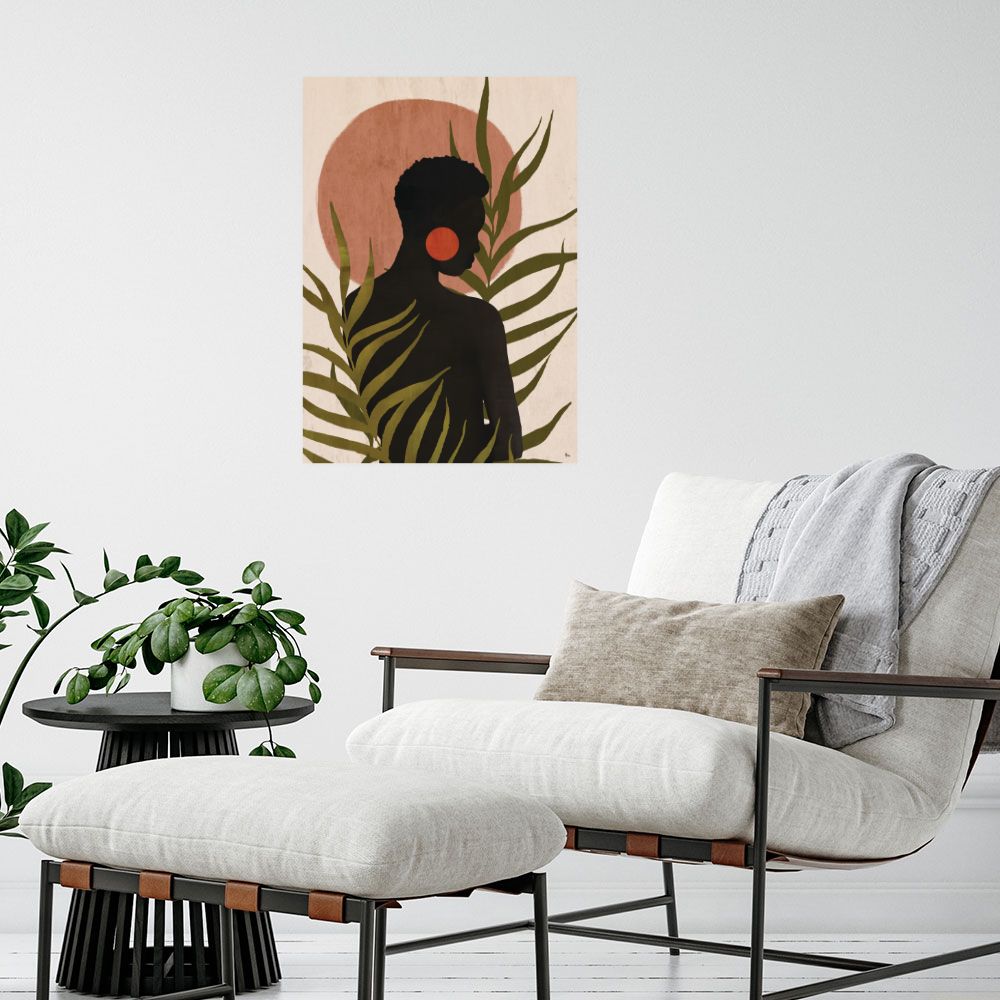 Affiche Silhouette végétale élégante