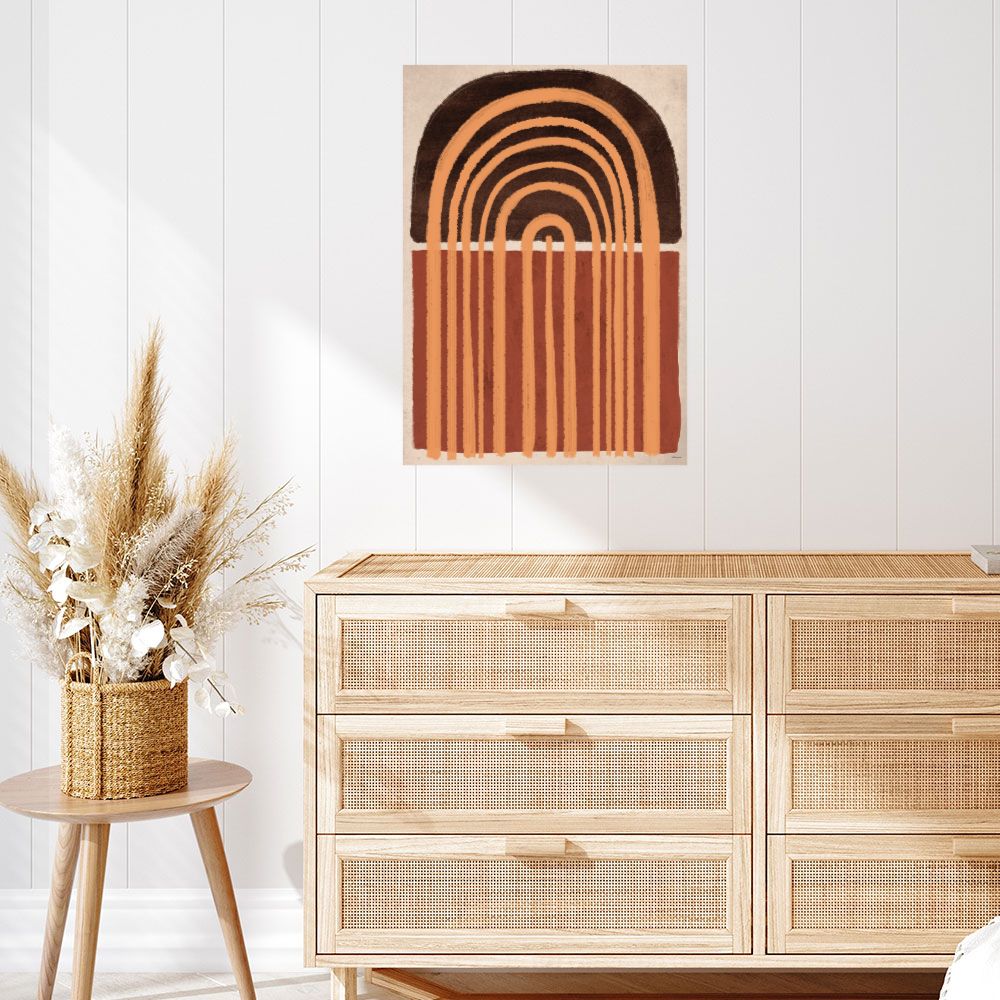 Affiche Arcs organiques élégants