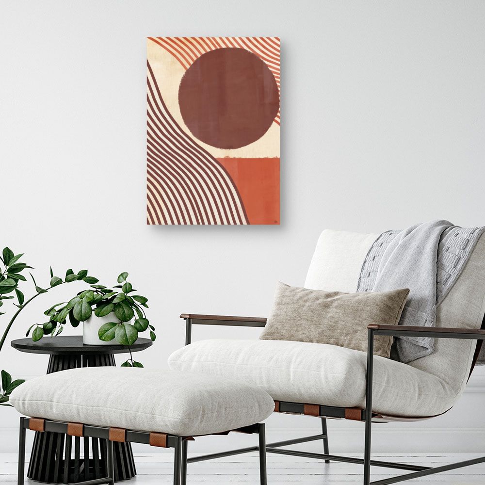 Tableau Lignes ondulées modernes