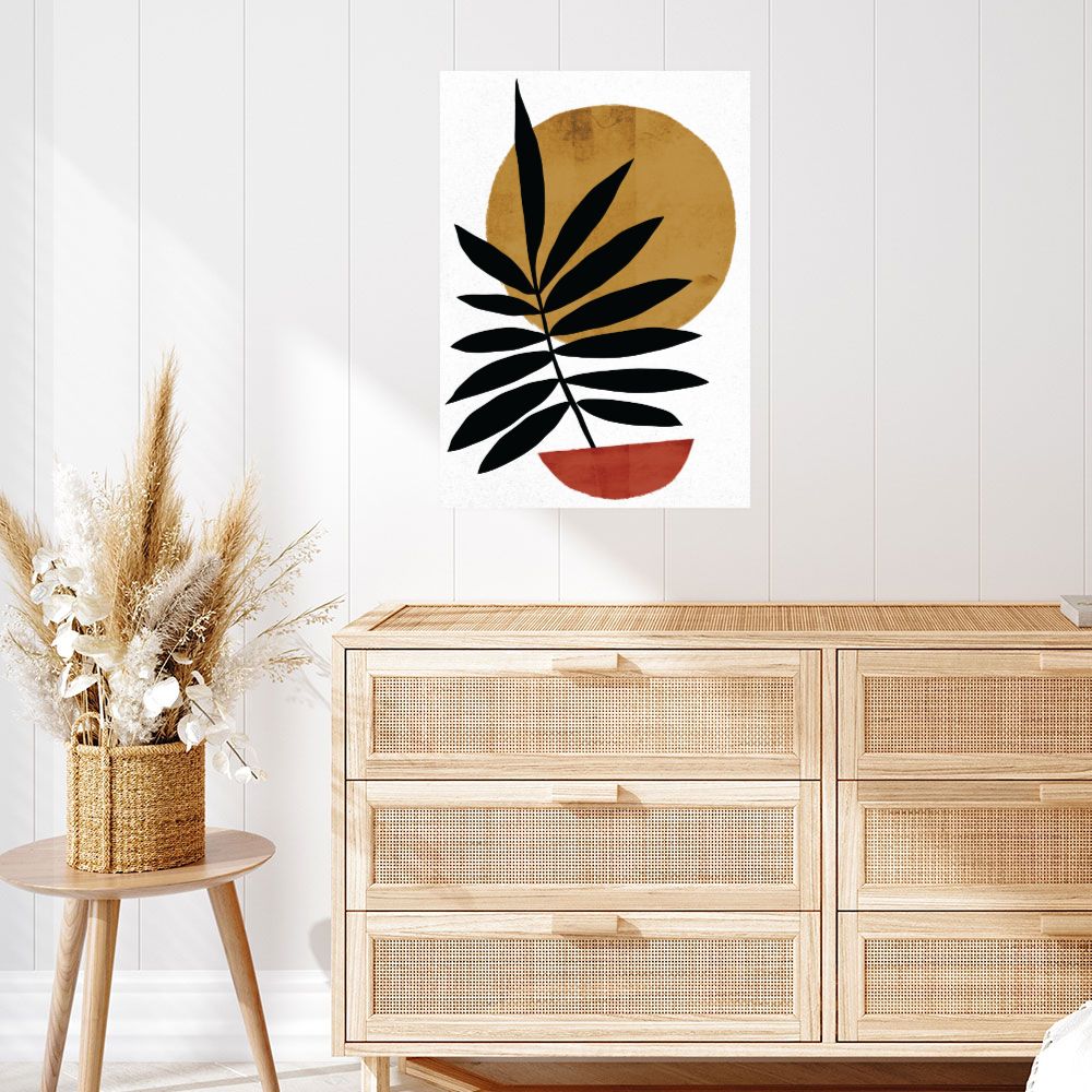 Affiche Feuille minimaliste
