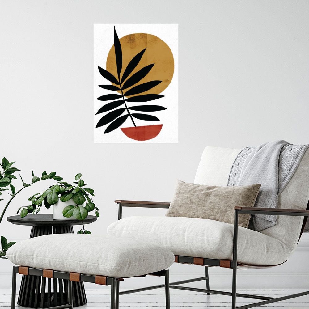 Affiche Feuille minimaliste