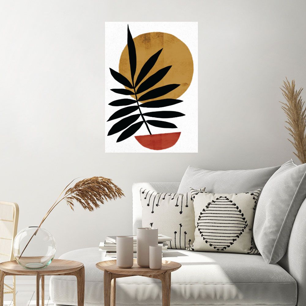 Affiche Feuille minimaliste