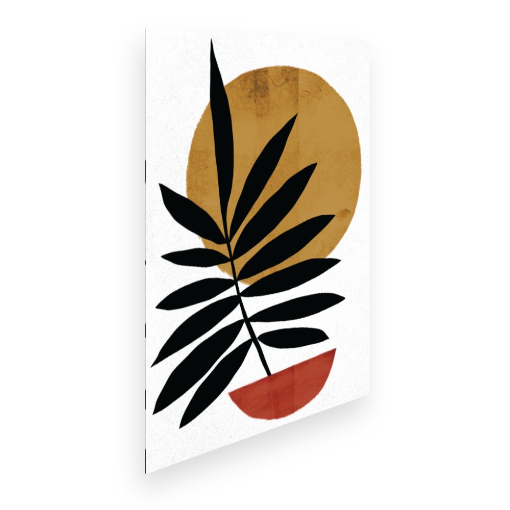 Affiche Feuille minimaliste
