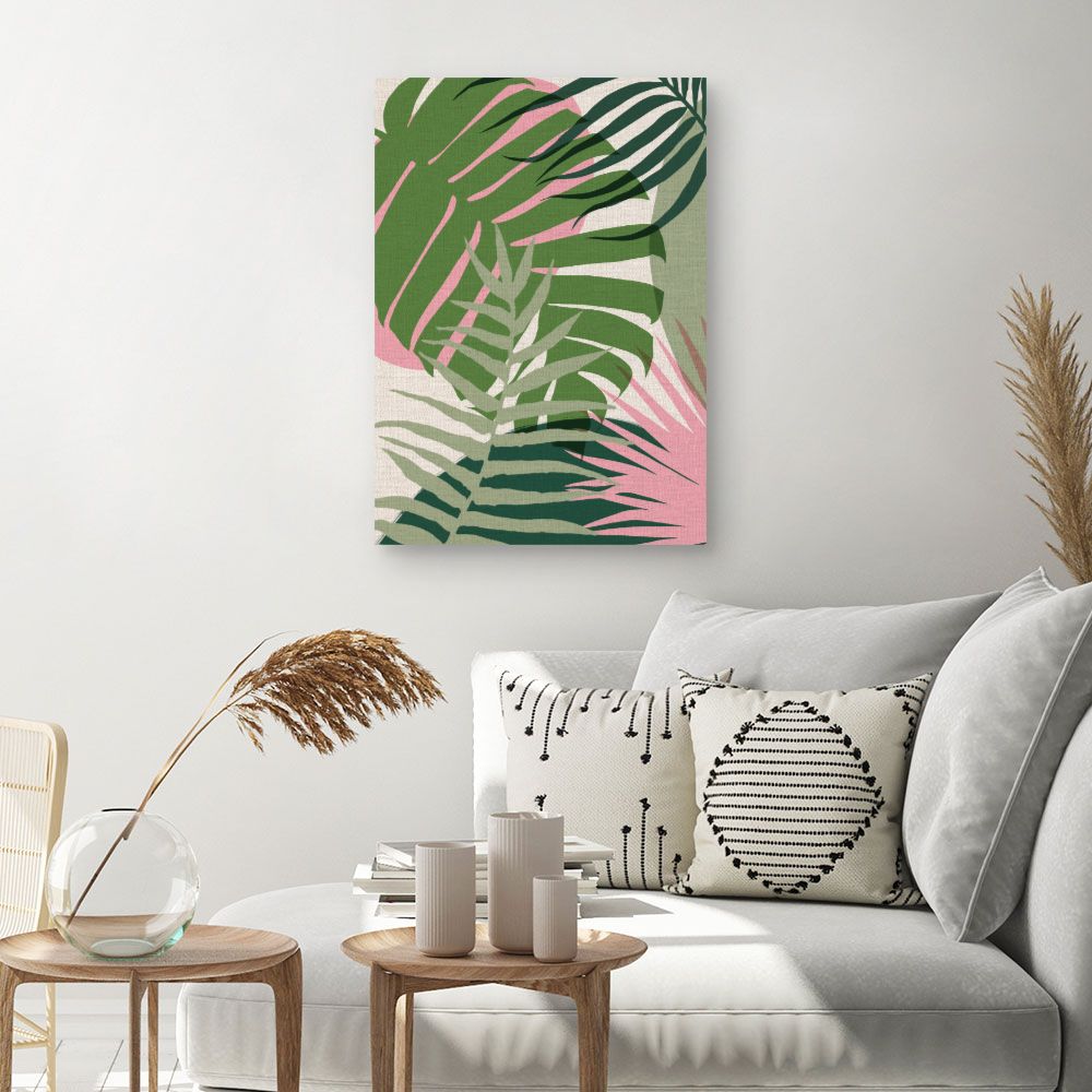 Tableau Feuilles exotiques