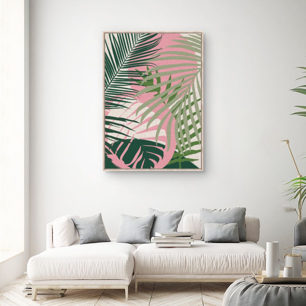 Tableau Feuilles tropicales
