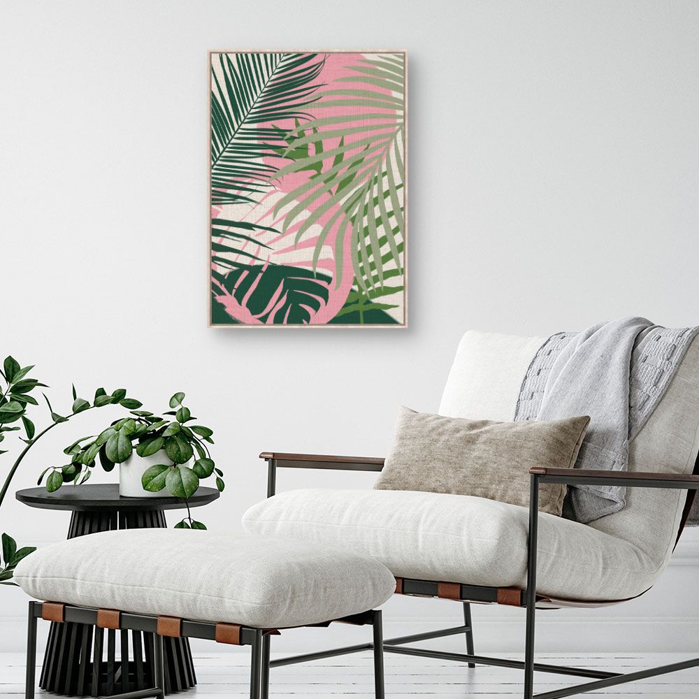 Tableau Feuilles tropicales