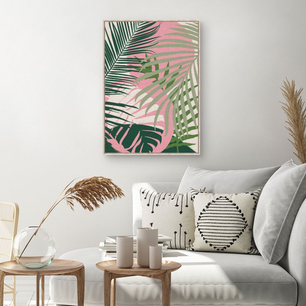 Tableau Feuilles tropicales
