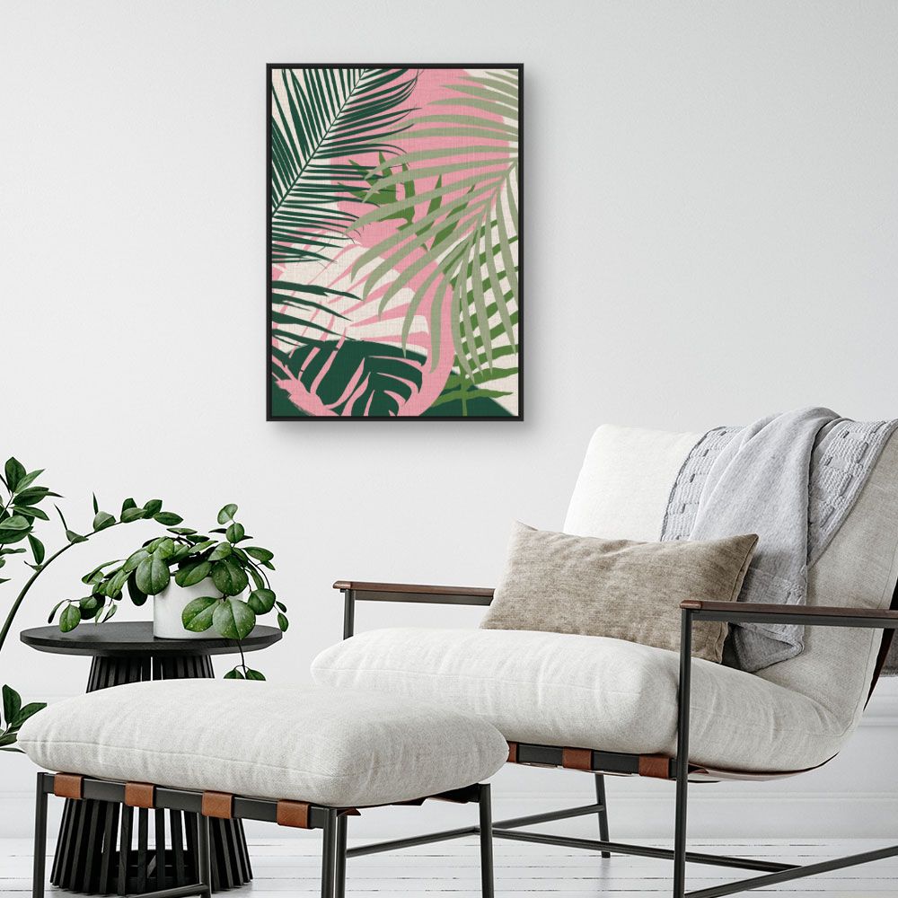 Tableau Feuilles tropicales