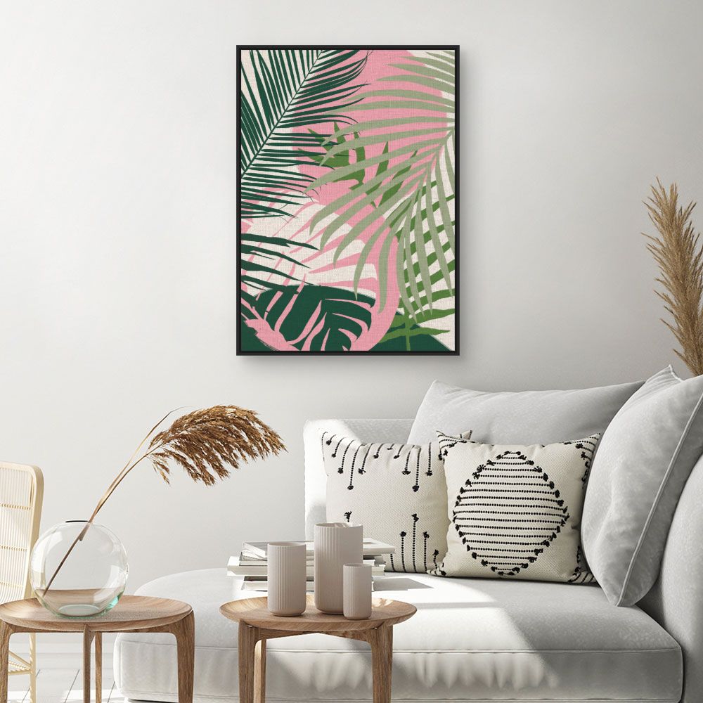 Tableau Feuilles tropicales