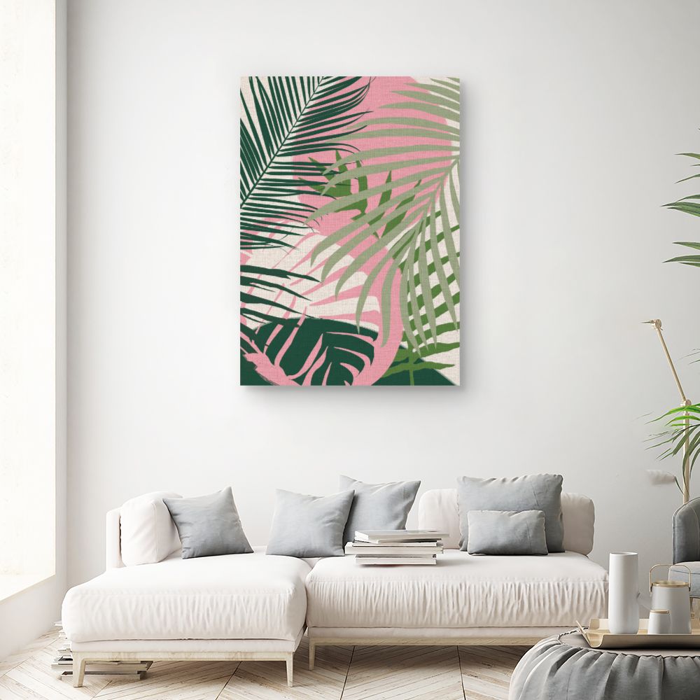 Tableau Feuilles tropicales