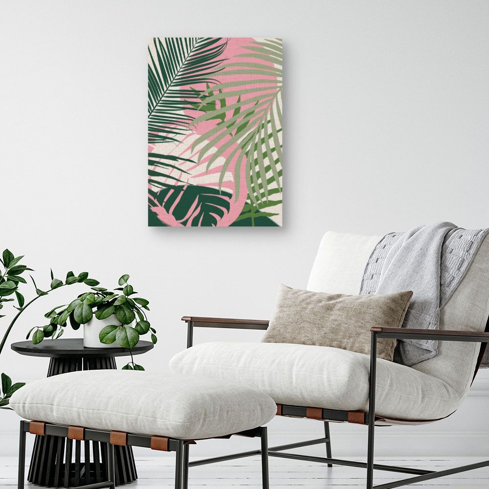 Tableau Feuilles tropicales