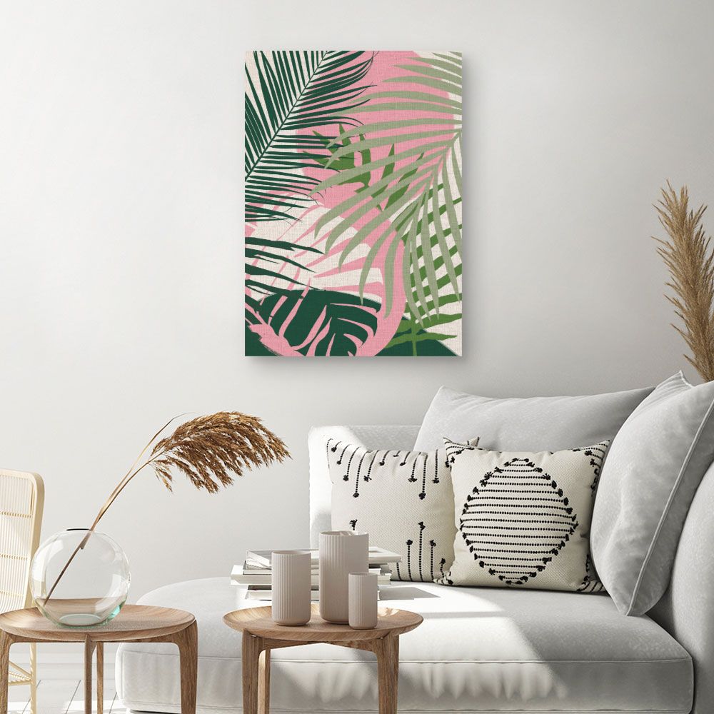Tableau Feuilles tropicales