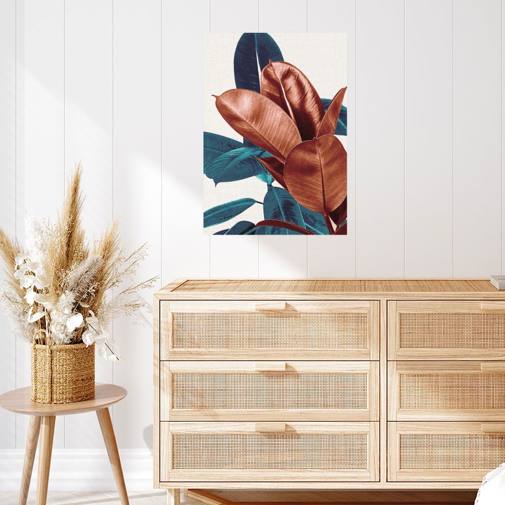 Affiche Feuillage exotique