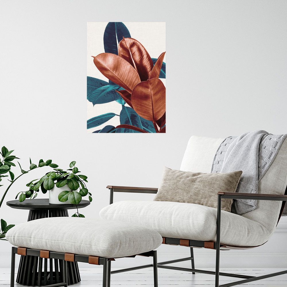 Affiche Feuillage exotique