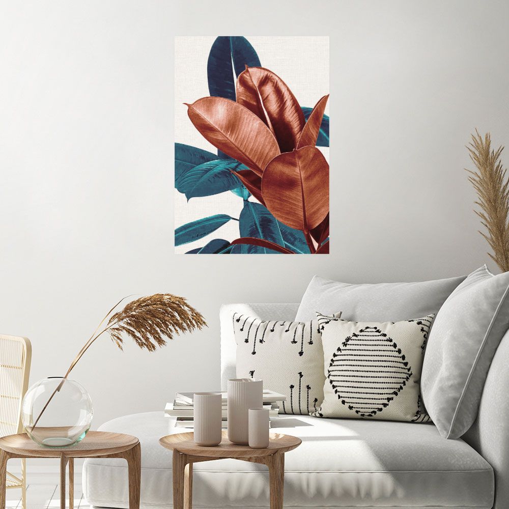 Affiche Feuillage exotique