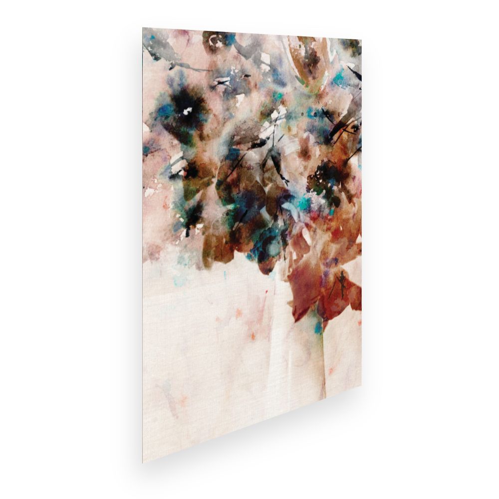 Affiche Éclat floral abstrait
