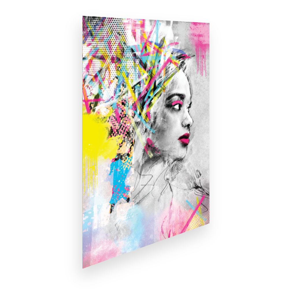 Affiche Portrait éclatant