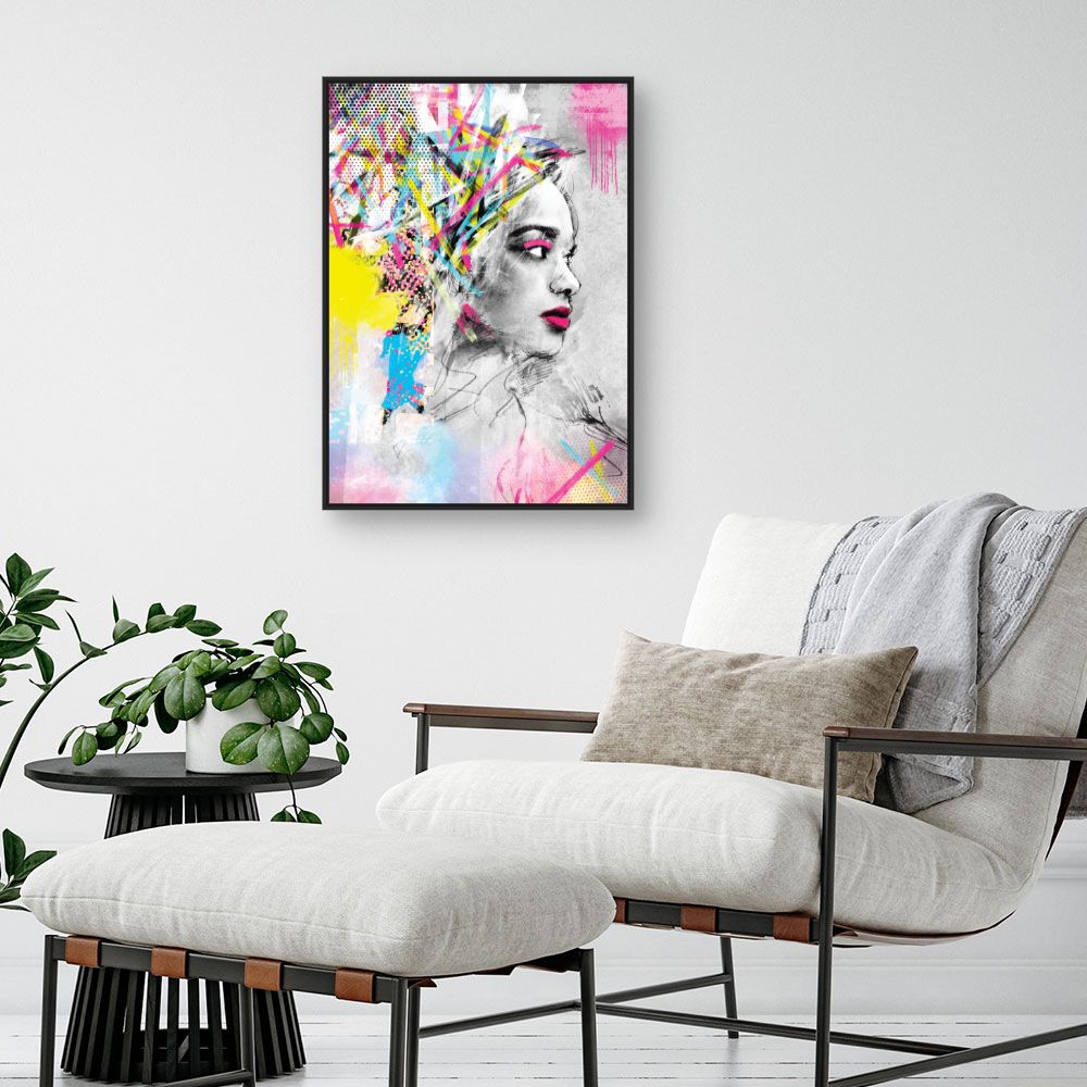 Tableau Portrait vibrant