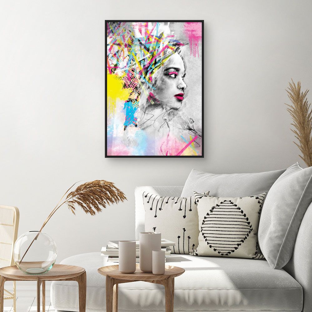 Tableau Portrait vibrant